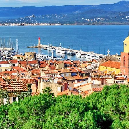 Maison Charmante A Cogolin Avec Vue Sur La Mer Et Piscine ภายนอก รูปภาพ